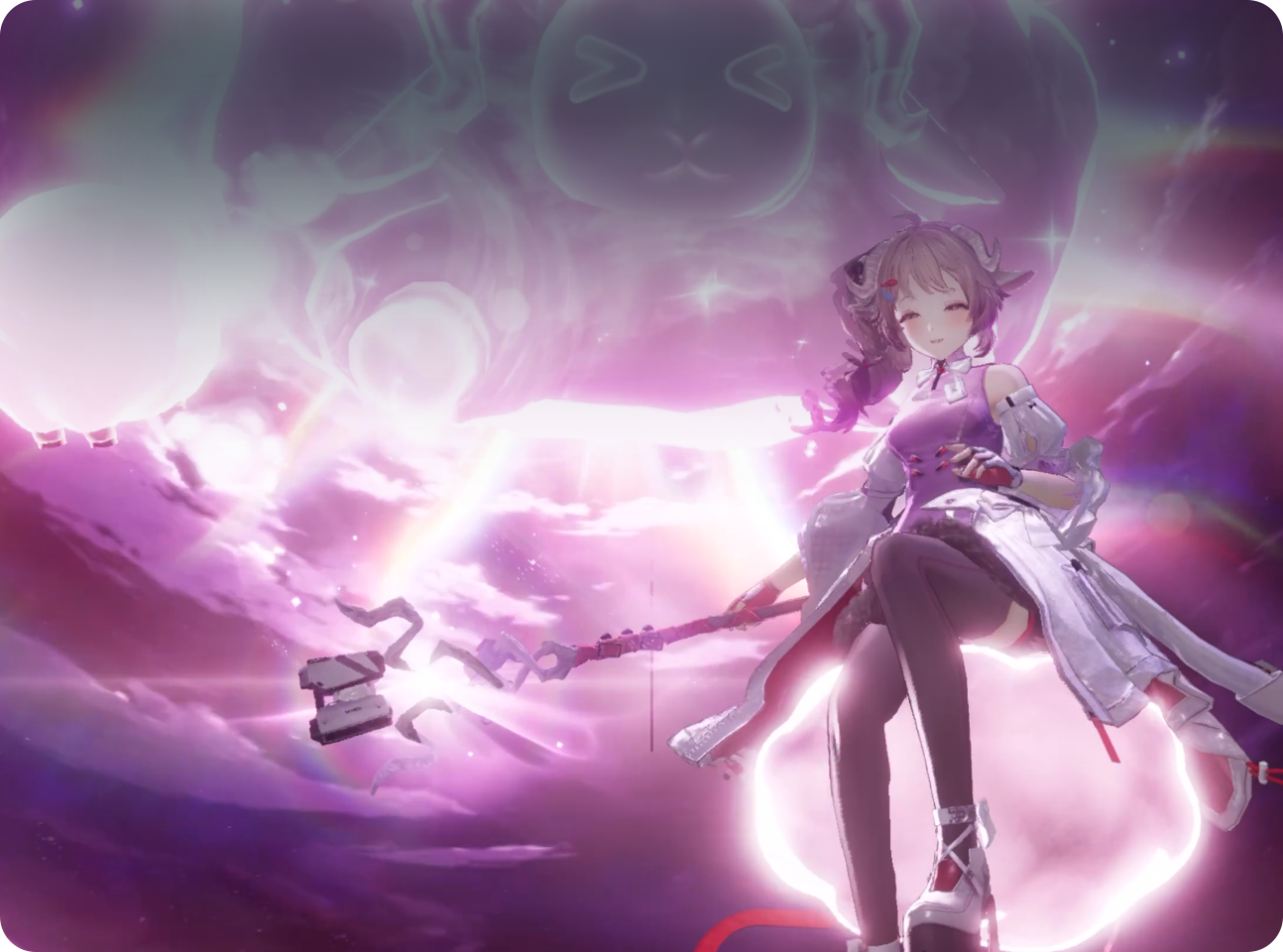 Screen display of 'Control' video game, advanced graphics powered by Apple M4 chip