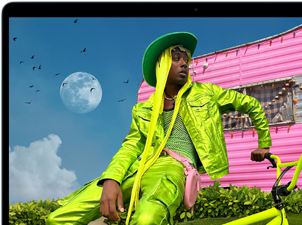 MacBook Air showcasing Liquid Retina display