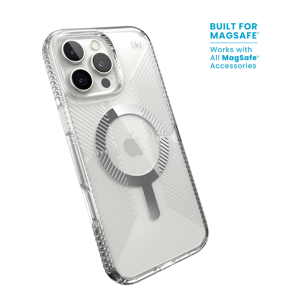 Speck Presidio Grip MagSafe Perfect Clear Case – Apple iPhone 16