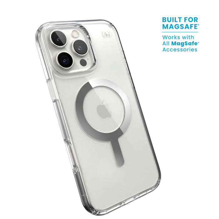 Speck Presidio MagSafe Perfect Clear Case – Apple iPhone 16 Pro Max