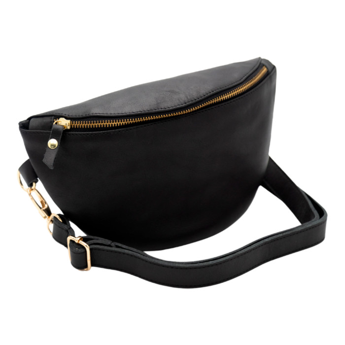Woman On The Move Bum Bags - With Leather Strap