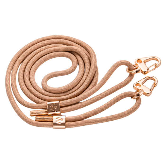 Woman On The Move iPhone Braided Cord with Gold Trimmings