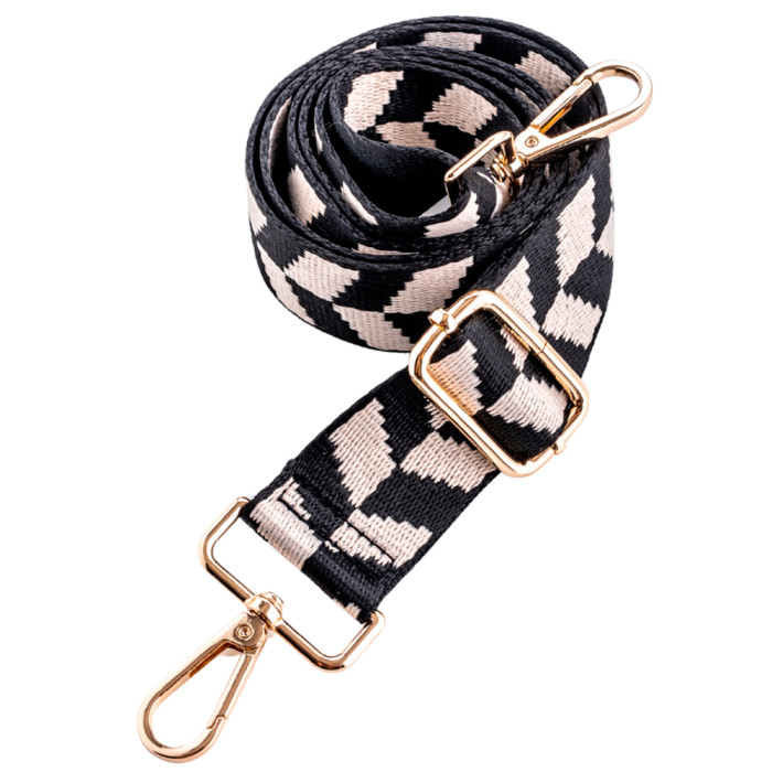 Woman On The Move iPhone Woven Strap with Gold Trimmings