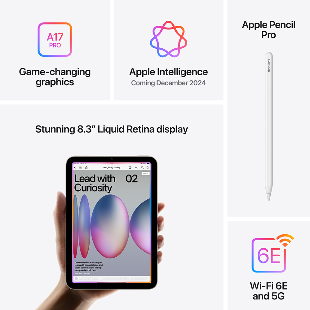 iPad mini 第7世代＋Apple Pencil Pro Apple Pencil: The iPad mini 7 says goodbye to the Pencil 2