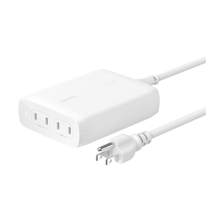 Belkin BoostCharge Pro 200W 4 Ports GaN Macbook Wall Charger