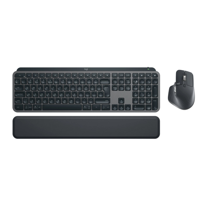 Logitech MX Keys S Combo, Wireless, RF Wireless + Bluetooth