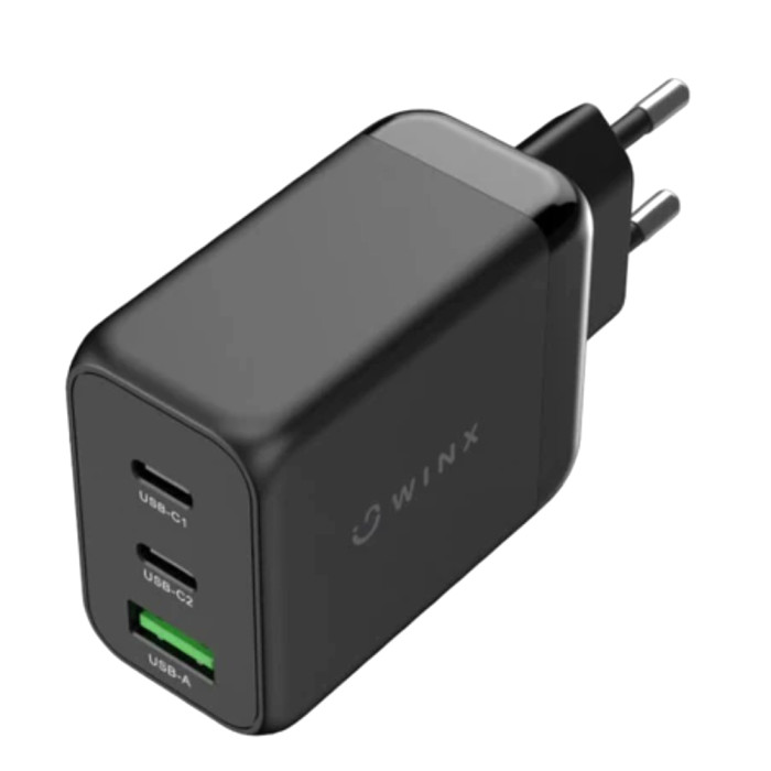 WINX Power Easy 65W Wall Charger (1x USB & 2x USB-C)