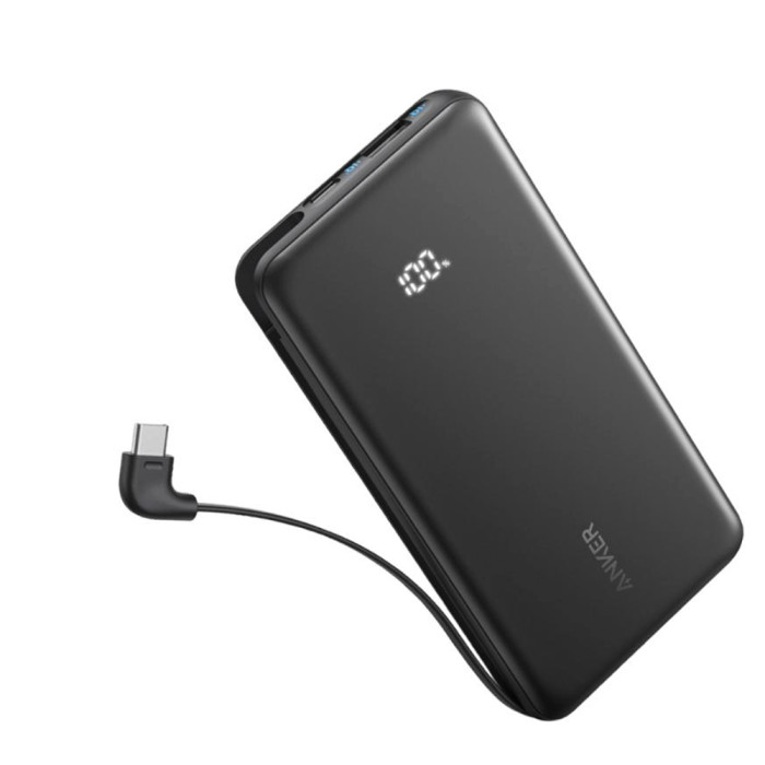 Anker Zolo Power Bank 10000mAh 22.5W With Built-In USB-C Cable