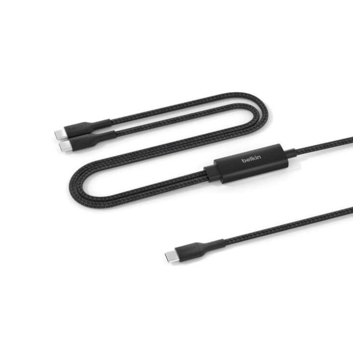 Belkin BoostCharge Pro 2in1 USB-C to USB-C Dual Charger Cable 140 Watt