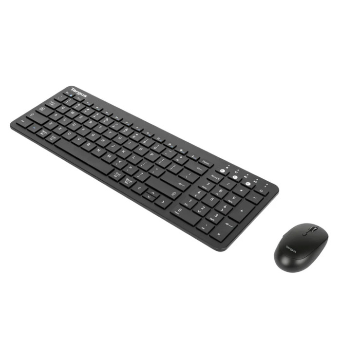 Targus Midsize Antimicrobial Multi-Device Bluetooth Keyboard and Mouse Bundle