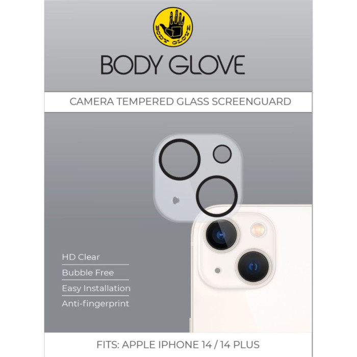 Body Glove Tempered Glass Camera Screen Protector iPhone 14/14 Plus