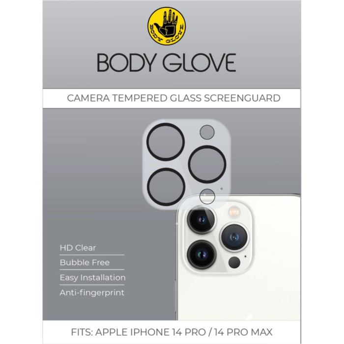 Body Glove Tempered Glass Camera Screen Protector – Apple iPhone 14 Pro / iPhone 14 Pro Max