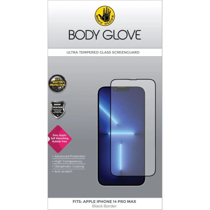 Body Glove Ultra Tempered Glass for Apple iPhone 14 Pro Max 