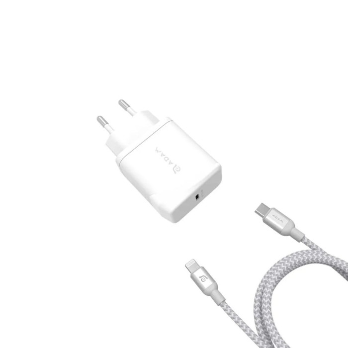 Adam Elements OMNIA F1 20w USB-C + 1.2m USB-C to Lightning Cable