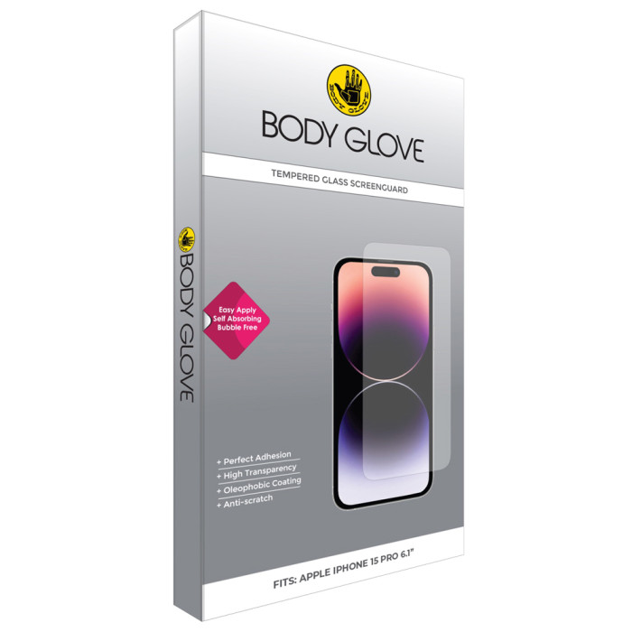 Body Glove Tempered Glass for iPhone 15 Plus