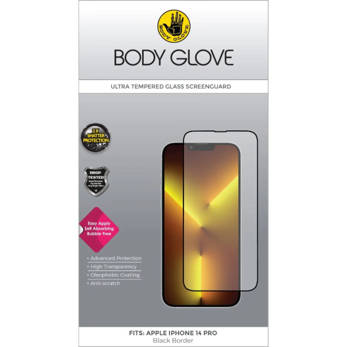 Body Glove Ultra Tempered Glass for Apple iPhone 14 Pro 