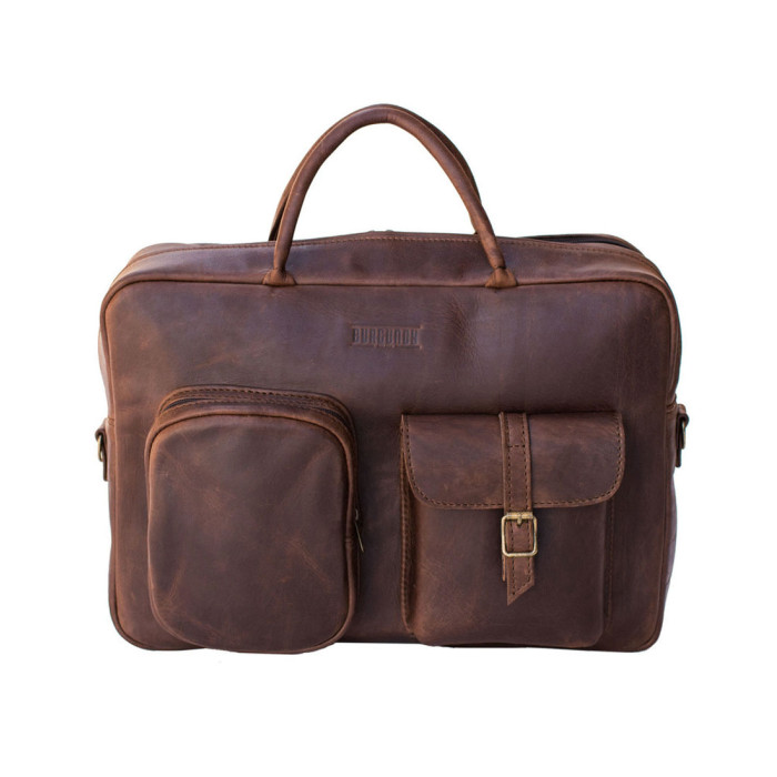 The Burgundy Collective Business Briefcase