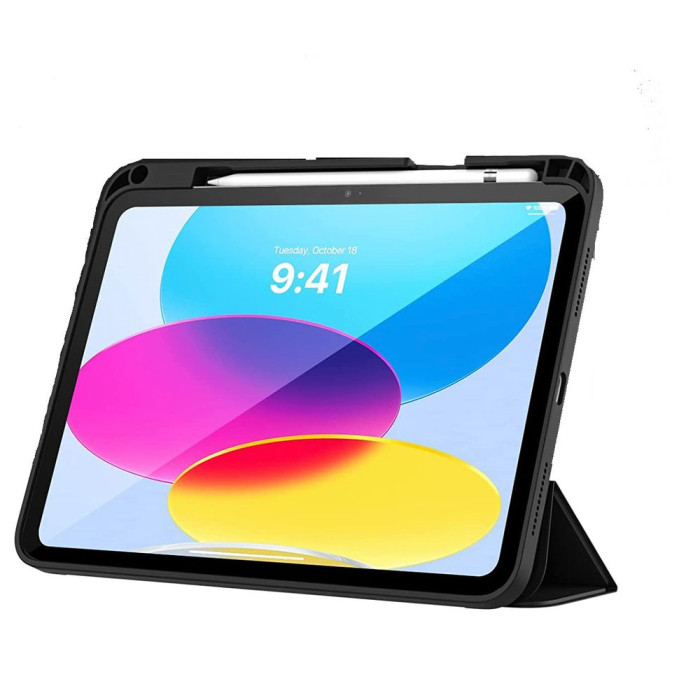 TUFF-LUV Smart Case and Stand - with Pencil Holder for the Apple iPad 10 (2022)