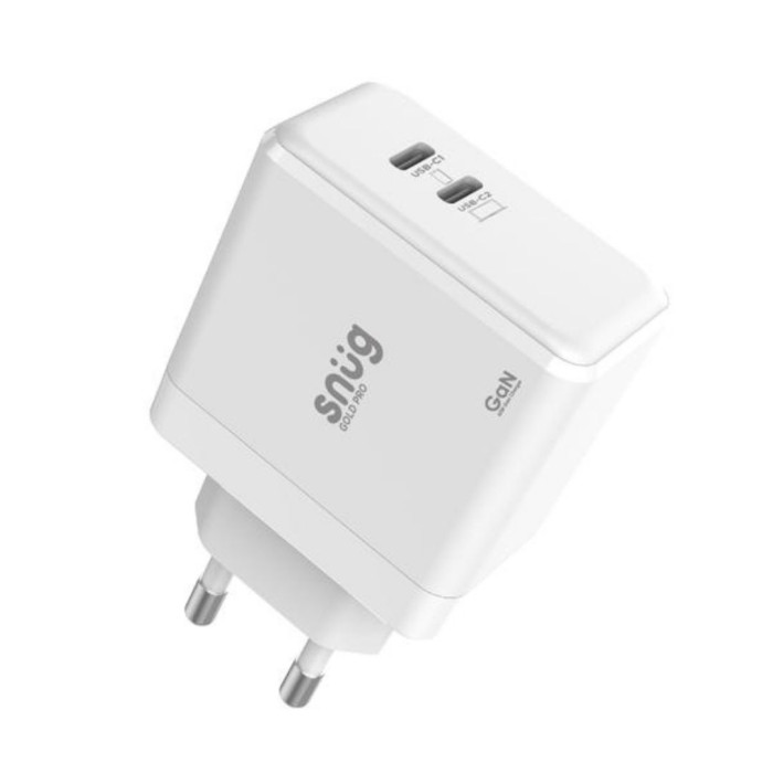 Snüg Gold Pro 2 USB-C Port PD GaN Wall Charger - 65W