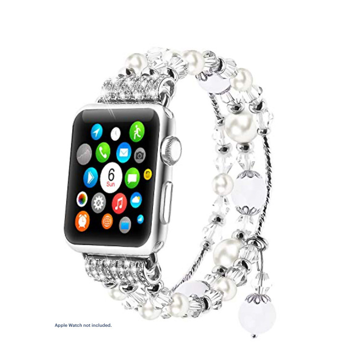 Steel Strap for Apple Watch - Crystal White - 42/44mm
