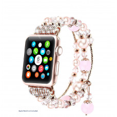 Strap for Apple Watch - Crystal Pink  & Rose Gold - 42/44mm