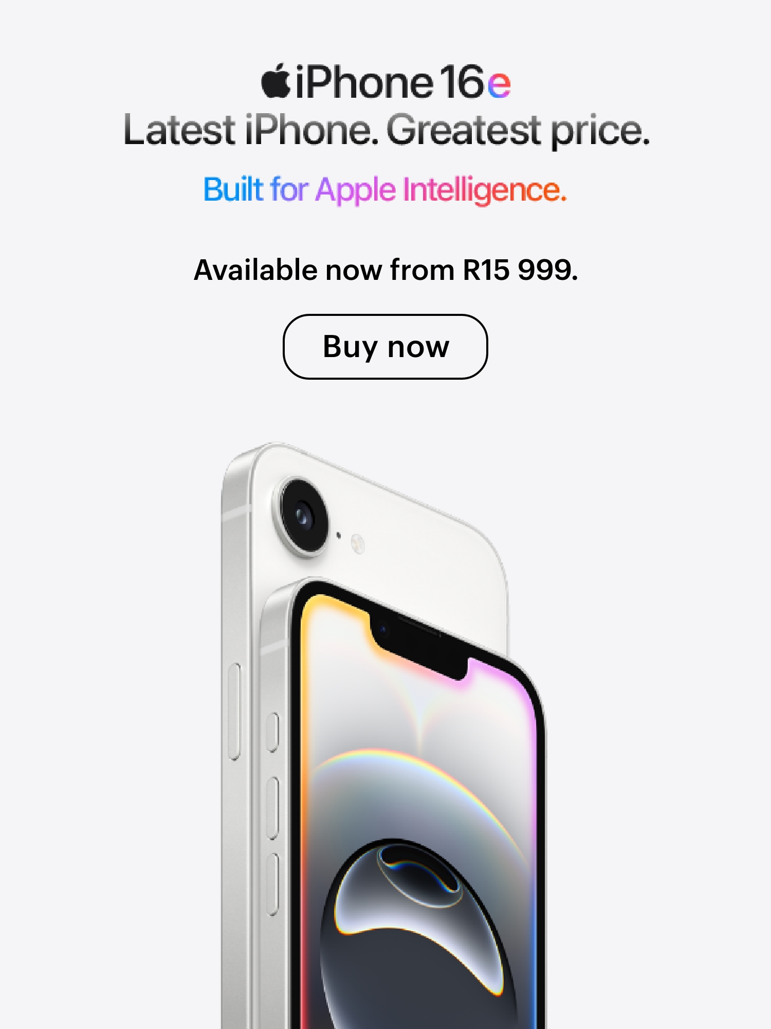 NPI iPhone 16e Available
