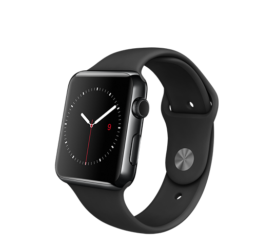 apple watch sport 42mm space gray aluminum case with black sport band